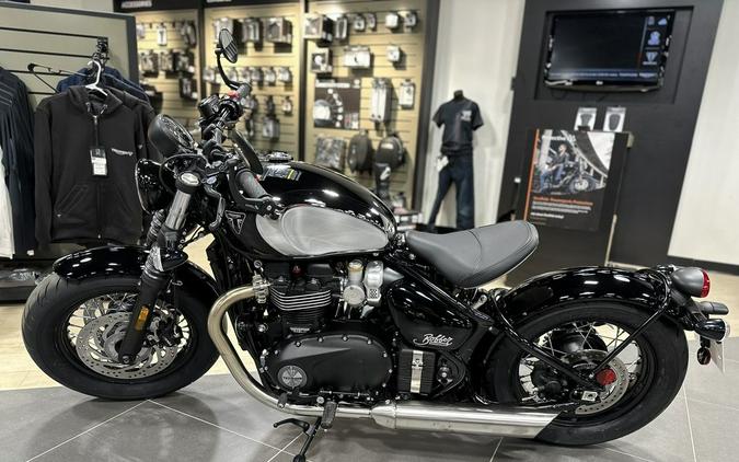 2023 Triumph Bonneville Bobber Chrome Edition Chrome / Jet Black