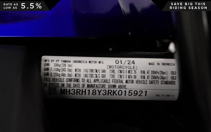 2024 Yamaha YZF-R3