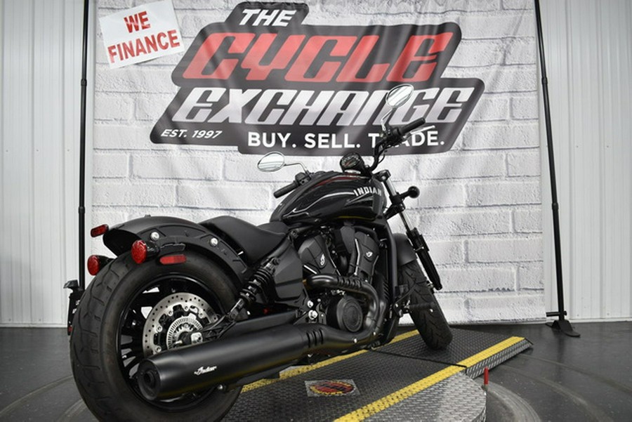 2025 Indian Scout Sixty Bobber Black Metallic