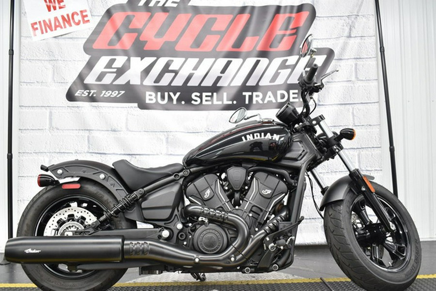 2025 Indian Scout Sixty Bobber Black Metallic