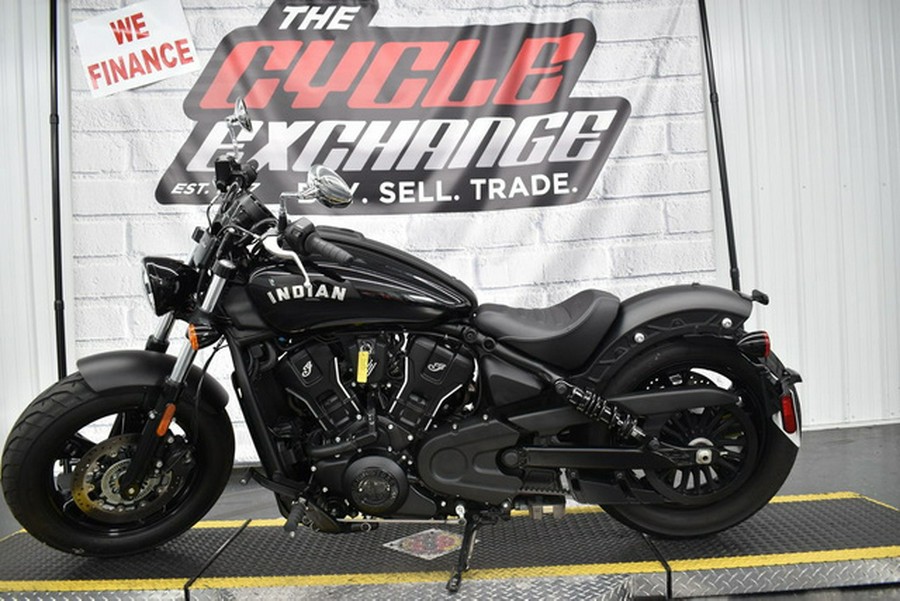 2025 Indian Scout Sixty Bobber Black Metallic