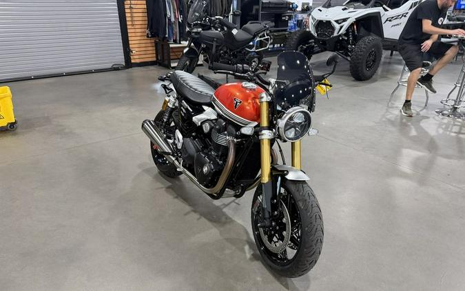 2025 Triumph Speed Twin 1200 RS Baja Orange/Sapphire Black