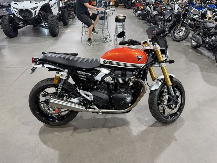 2025 Triumph Speed Twin 1200 RS Baja Orange/Sapphire Black