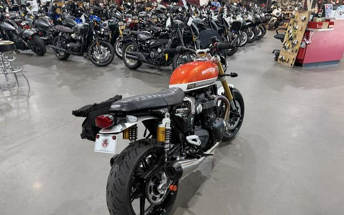 2025 Triumph Speed Twin 1200 RS Baja Orange/Sapphire Black