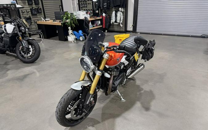 2025 Triumph Speed Twin 1200 RS Baja Orange/Sapphire Black