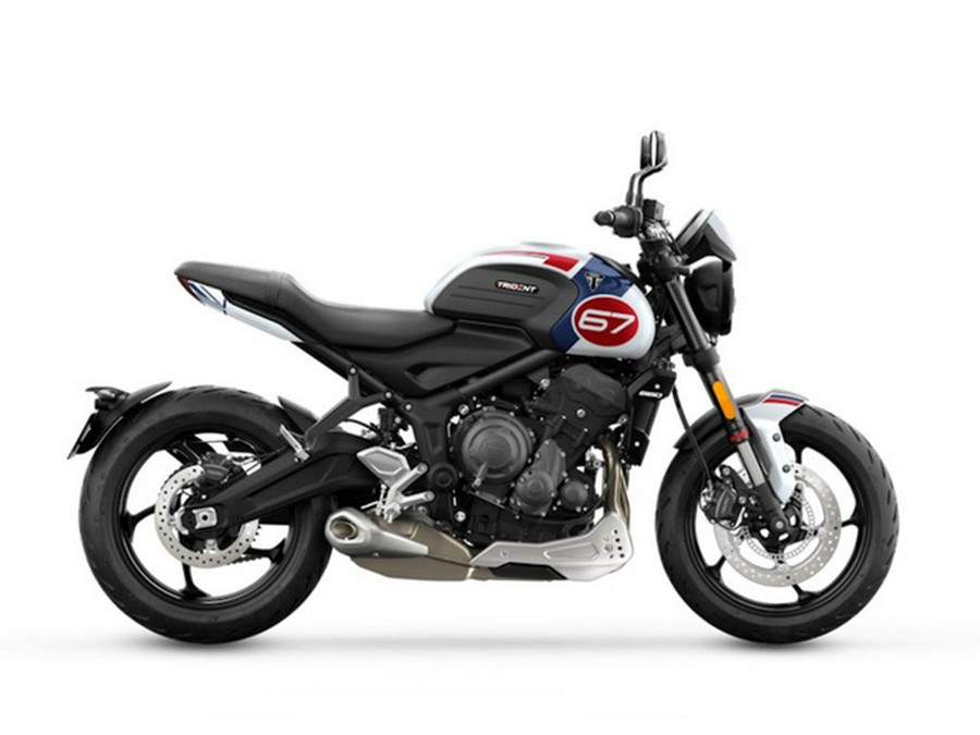 2025 TRIUMPH Trident 660 Triple Tribute Edition Snowdonia White