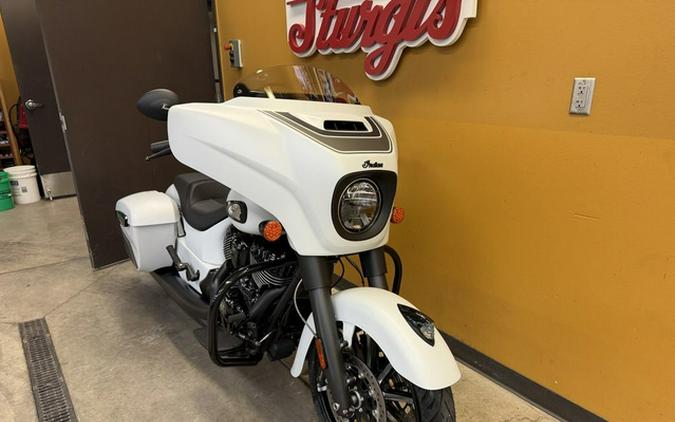 2024 Indian Chieftain Dark Horse Ghost White Metallic Smoke