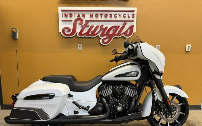 2024 Indian Chieftain Dark Horse Ghost White Metallic Smoke