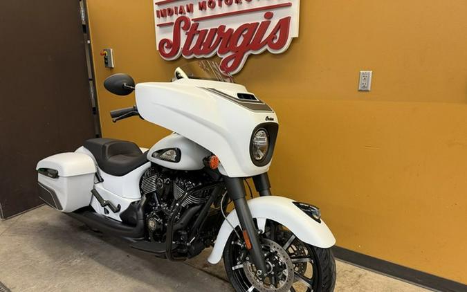 2024 Indian Chieftain Dark Horse Ghost White Metallic Smoke