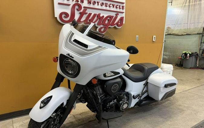 2024 Indian Chieftain Dark Horse Ghost White Metallic Smoke