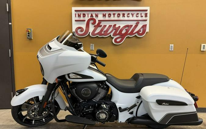 2024 Indian Chieftain Dark Horse Ghost White Metallic Smoke