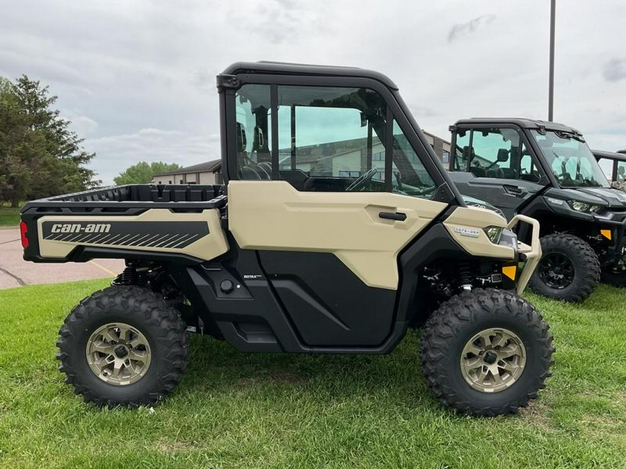 2024 Can-Am® Defender Limited HD10 Desert Tan & Timeless Black