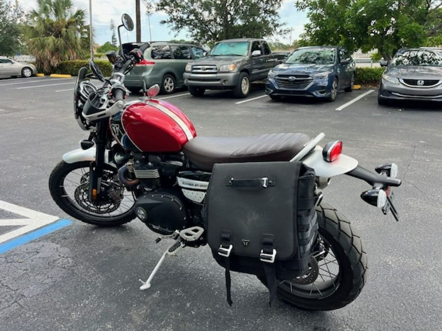 2023 Triumph Scrambler 1200 XC Carnival Red / Jet Black