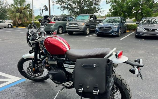 2023 Triumph Scrambler 1200 XC Carnival Red / Jet Black