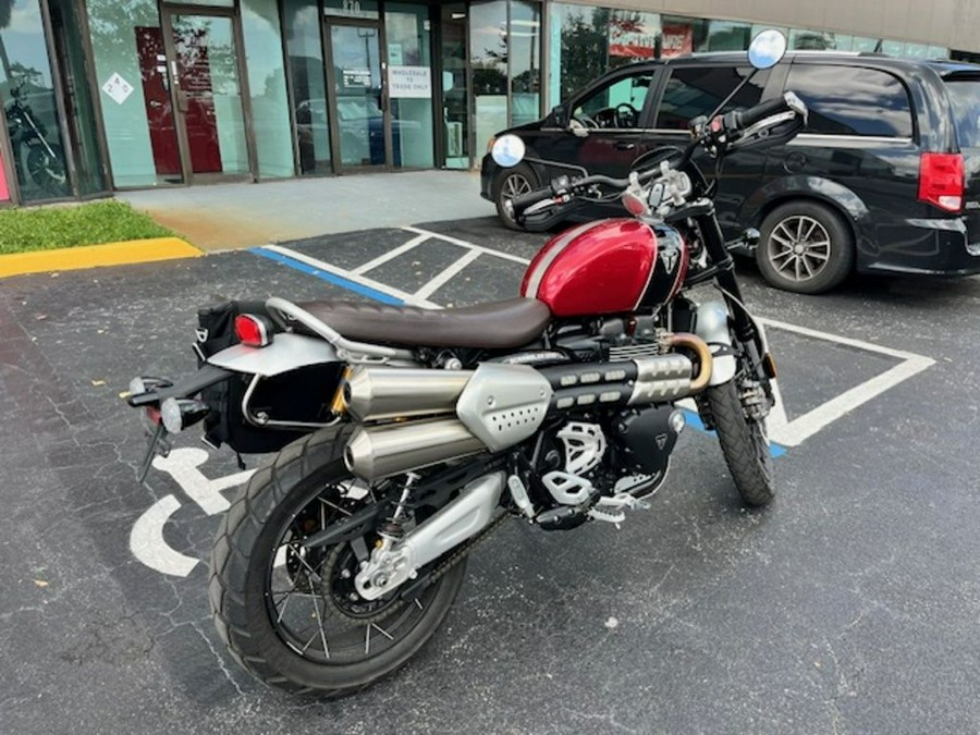 2023 Triumph Scrambler 1200 XC Carnival Red / Jet Black