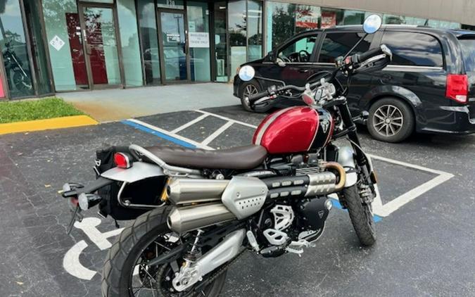 2023 Triumph Scrambler 1200 XC Carnival Red / Jet Black