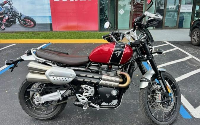 2023 Triumph Scrambler 1200 XC Carnival Red / Jet Black