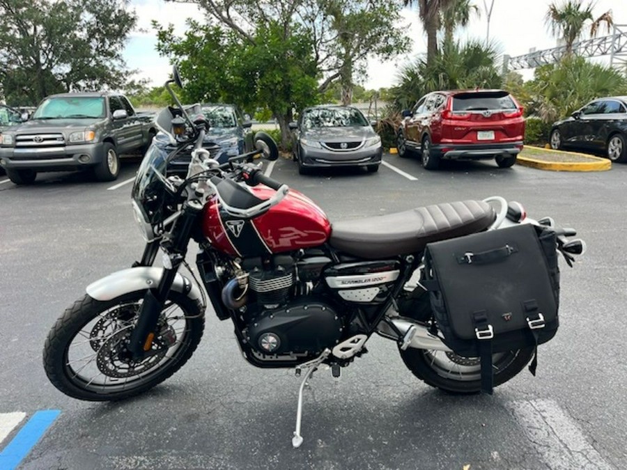 2023 Triumph Scrambler 1200 XC Carnival Red / Jet Black