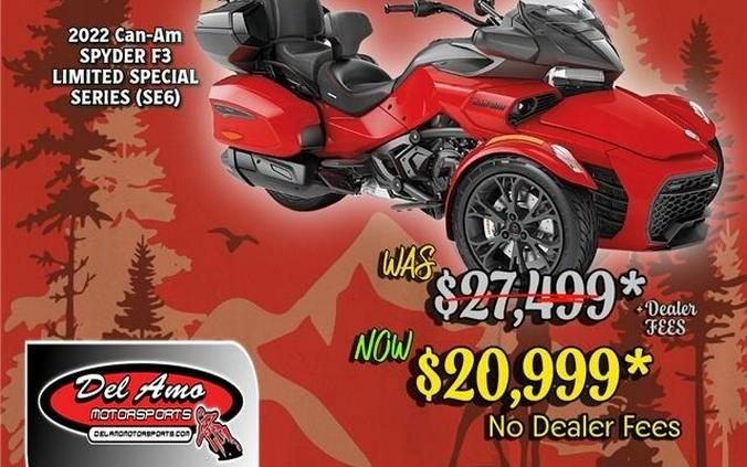 2022 Can-Am SPYDER F3 LIMITED SPECIAL SERIES (SE6)