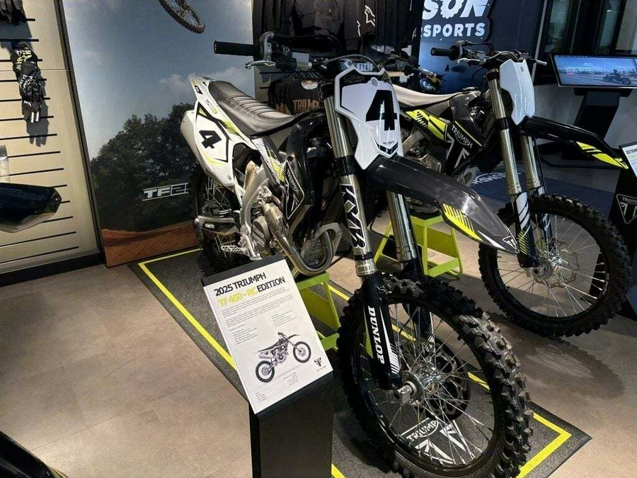 2025 Triumph TF 450-RC Edition