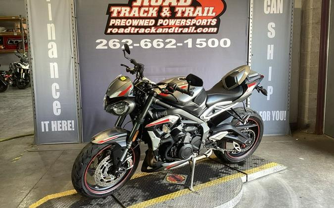 2021 Triumph Street Triple RS Silver Ice