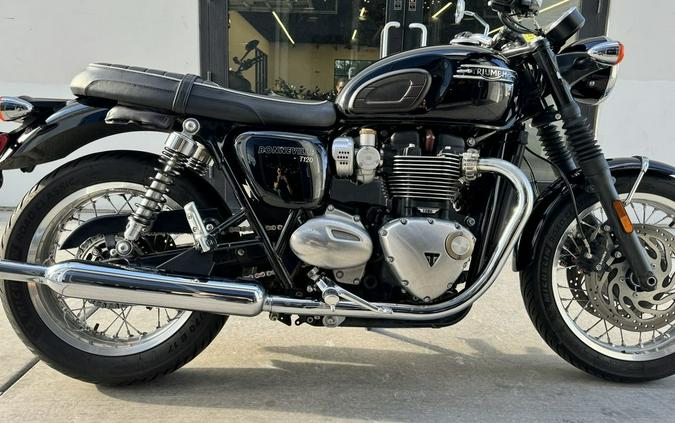 2022 Triumph Bonneville T120 Jet Black