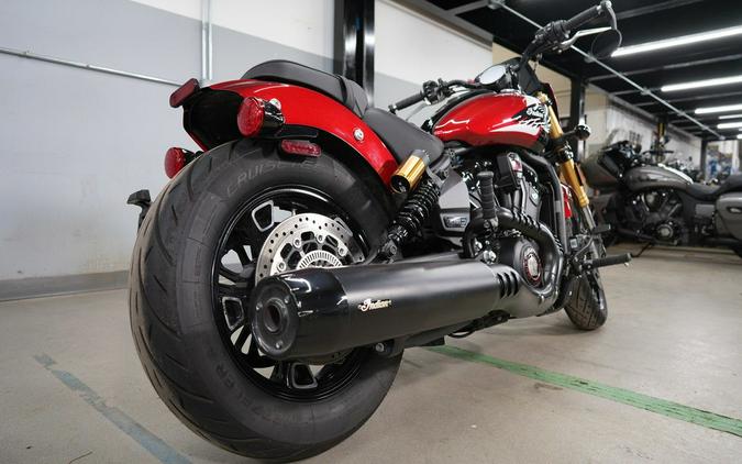 2025 Indian Motorcycle® 101 Scout® Sunset Red Metallic with Graphics