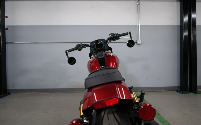 2025 Indian Motorcycle® 101 Scout® Sunset Red Metallic with Graphics