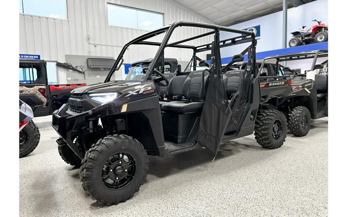 2024 Polaris Industries Ranger® Crew XP 1000 Premium Super Graphite w/ Orange Burst Accents