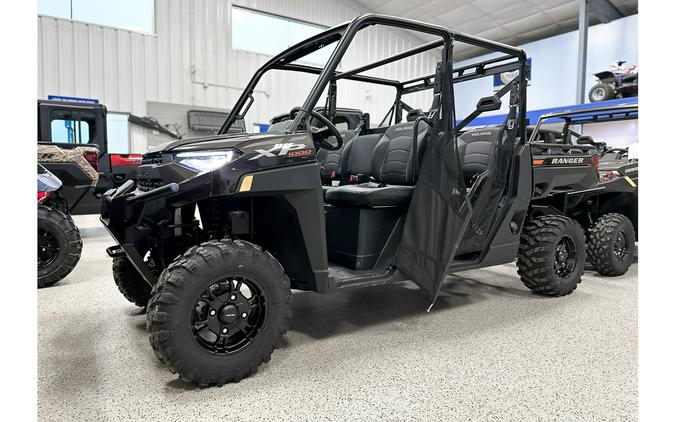 2024 Polaris Industries Ranger® Crew XP 1000 Premium Super Graphite w/ Orange Burst Accents