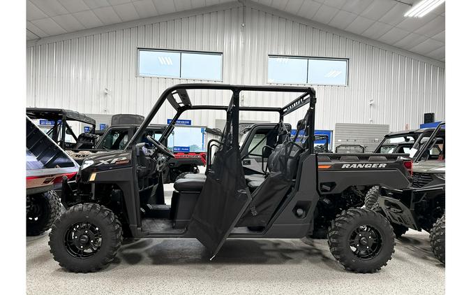 2024 Polaris Industries Ranger® Crew XP 1000 Premium Super Graphite w/ Orange Burst Accents