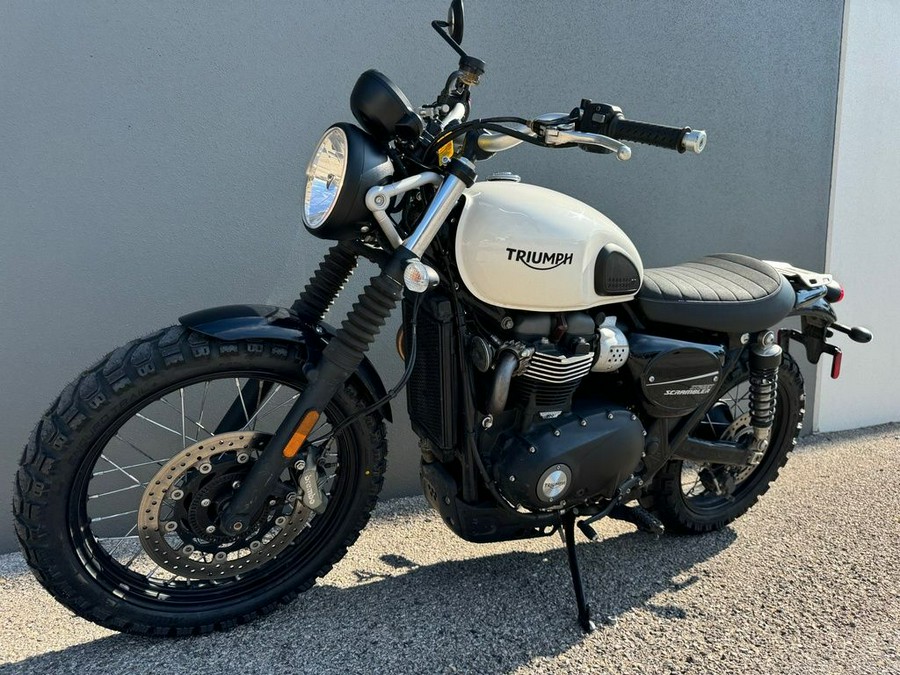 2019 Triumph Street Scrambler Fusion White