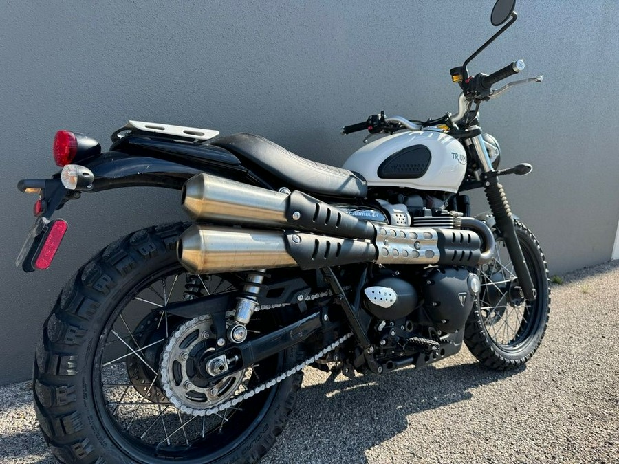 2019 Triumph Street Scrambler Fusion White