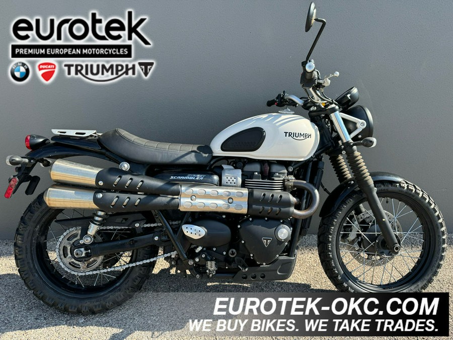 2019 Triumph Street Scrambler Fusion White