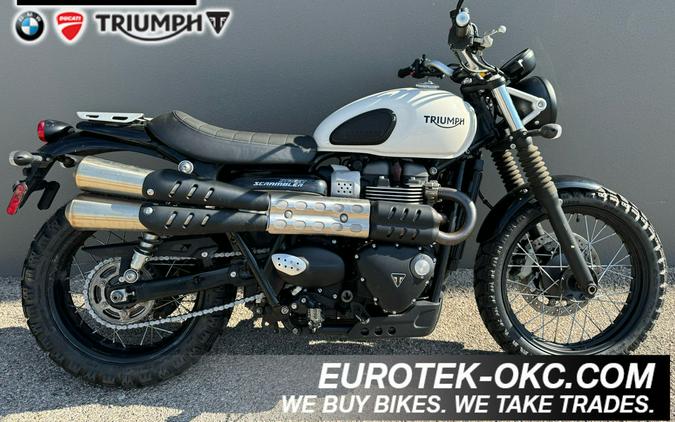 2019 Triumph Street Scrambler Fusion White