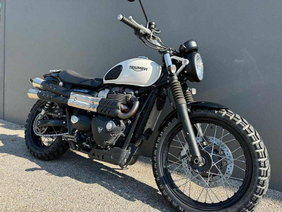 2019 Triumph Street Scrambler Fusion White