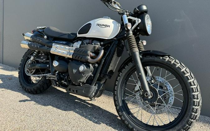 2019 Triumph Street Scrambler Fusion White