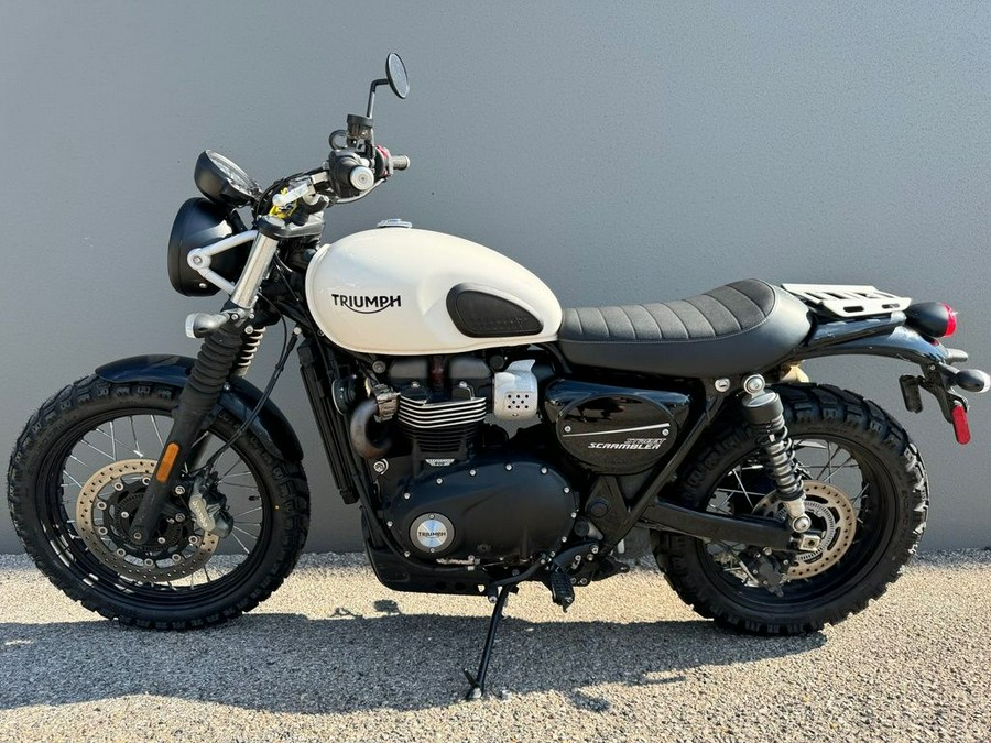 2019 Triumph Street Scrambler Fusion White