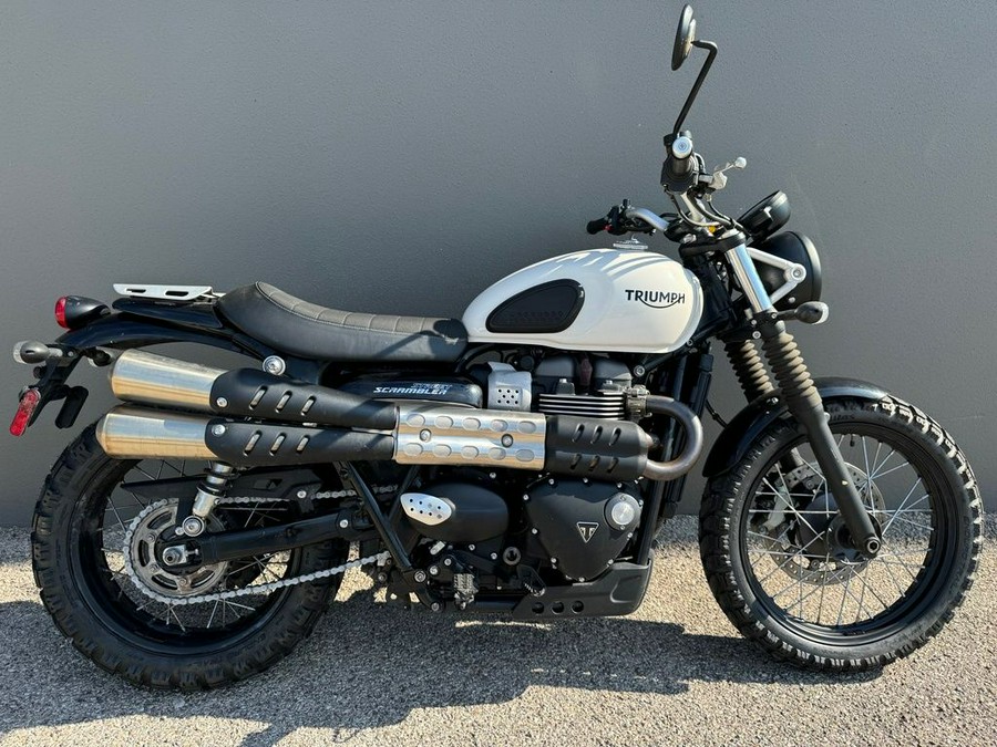 2019 Triumph Street Scrambler Fusion White