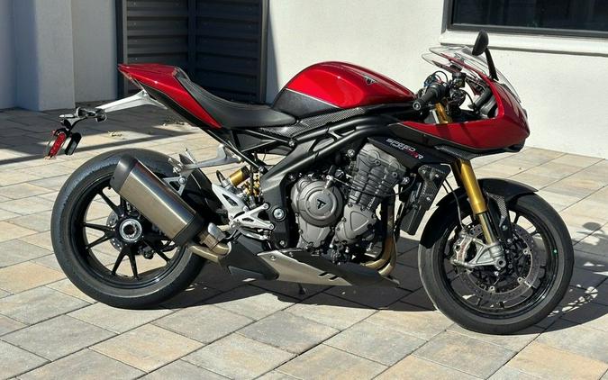 2022 Triumph Speed Triple 1200 RR Red Hopper Storm Grey