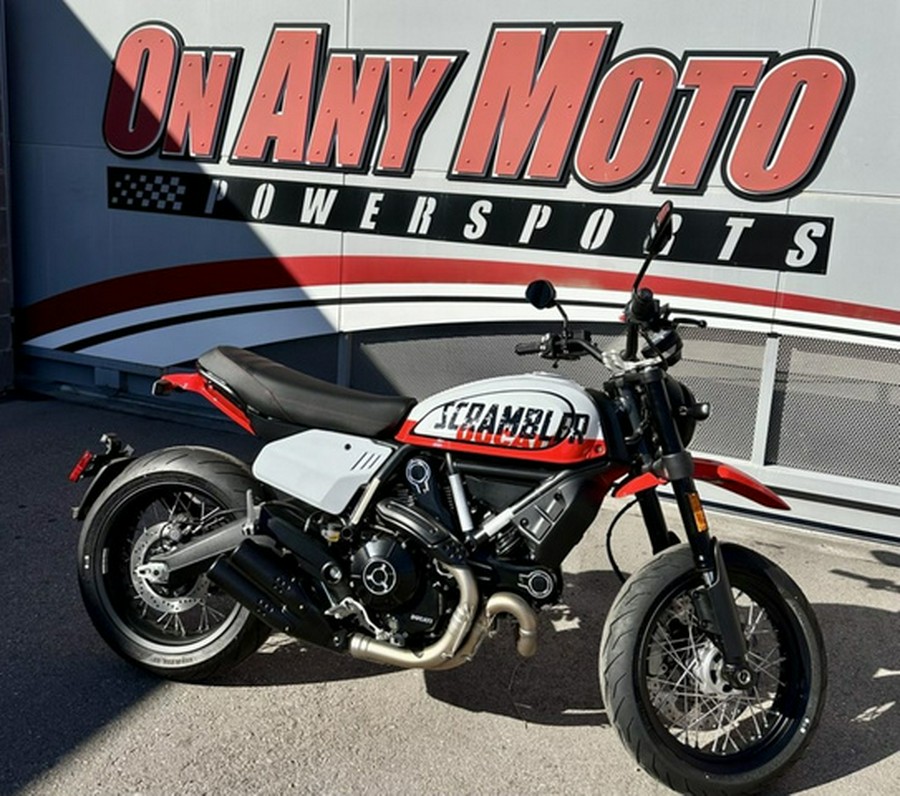 2023 Ducati Scrambler Urban Motard Star White Silk and Ducati GP 19 Red