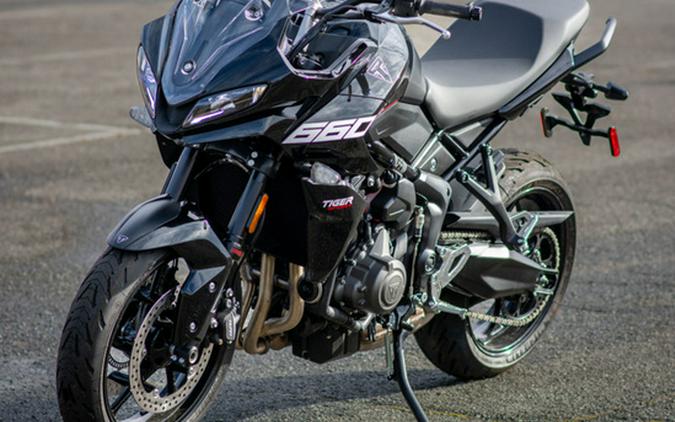 2025 Triumph Tiger Sport 660 Sapphire Black