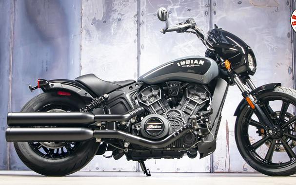 2024 Indian Motorcycle® Scout® Rogue ABS Stealth Gray with Graphics