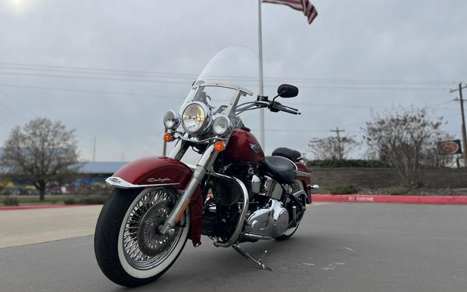 2012 Harley-Davidson® FLSTN Softail Deluxe 103 EMBR RED SUNGLOW 022482