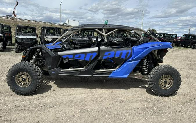 2024 Can-Am® Maverick X3 MAX X rs Turbo RR with Smart-Shox Dazzling Blue & Carbon Black