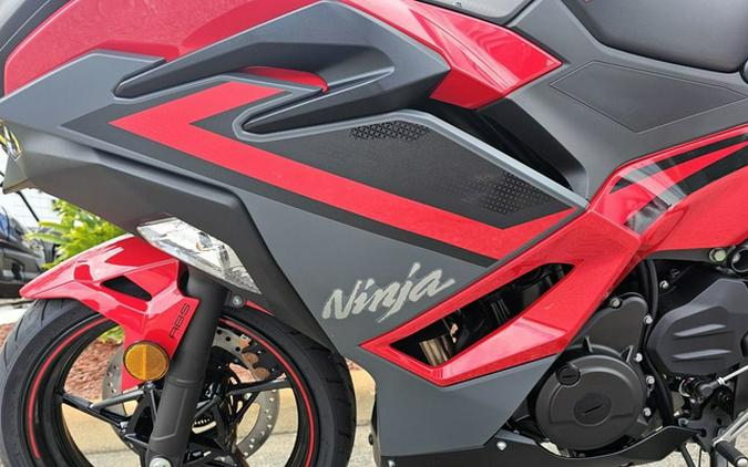 2024 Kawasaki Ninja 500 ABS Passion Red/Metallic Flat Spark Bla