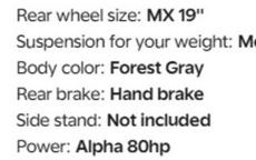 2024 Stark VARG Alpha MX 19"_80HP