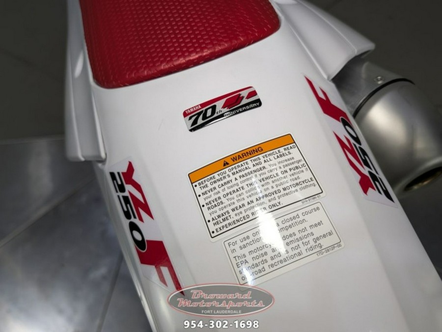 2026 Yamaha YZ 250 70th Anniversary Edition