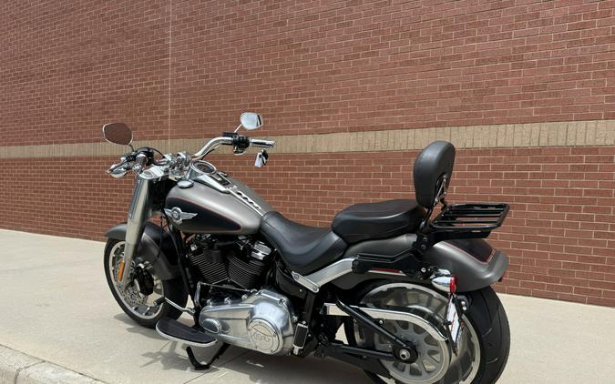 2019 Harley-Davidson® Fat Boy® 114 Industrial Gray Denim/Black Denim