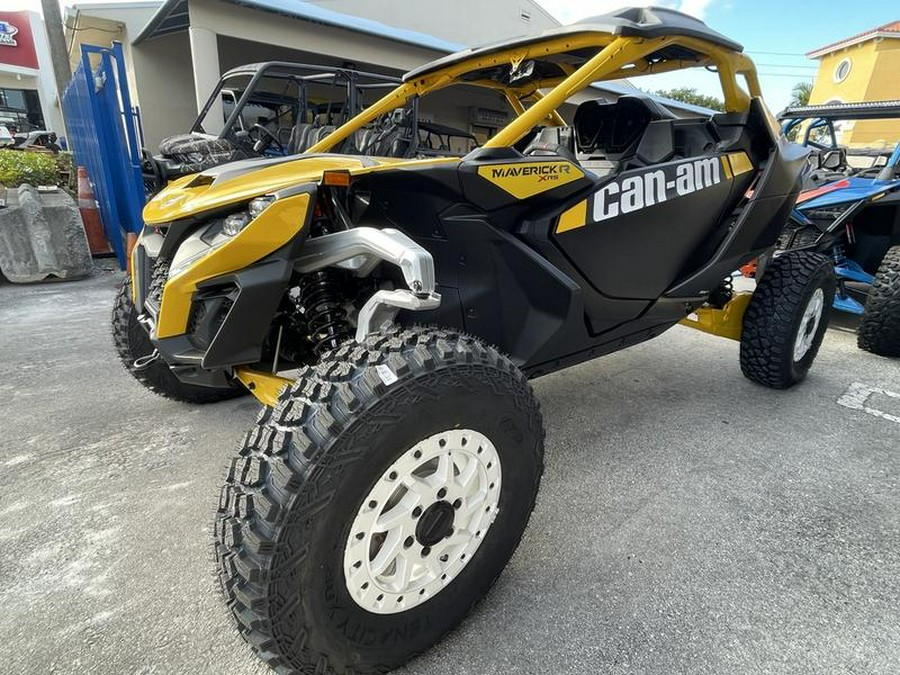 2024 Can-Am® Maverick R X RS with Smart-Shox Carbon Black & Neo Yellow